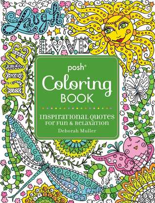 Posh Inspirational Quotes Coloring Book