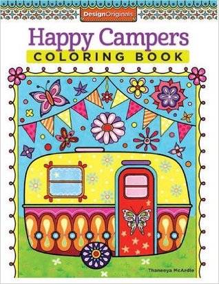 Happy Campers Adult Coloring book