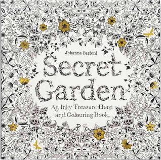 Secret Garden: An Inky Treasure Hunt and Colouring Book