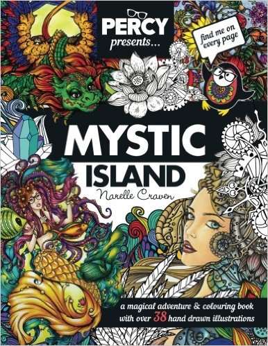Percy Presents: Mystic Island – Coloring Book Review