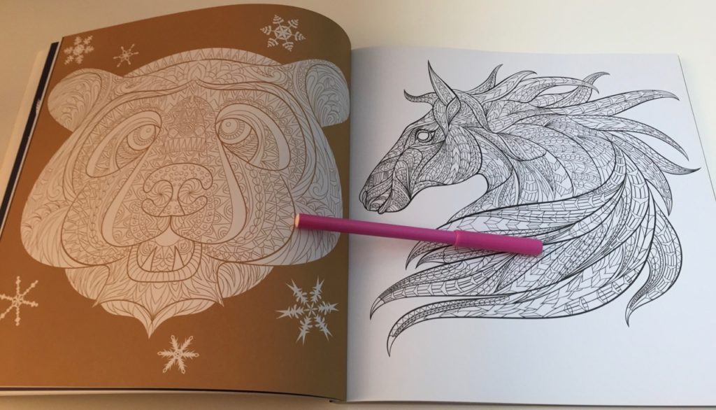Some of the gold outlines may prove visually challenging
