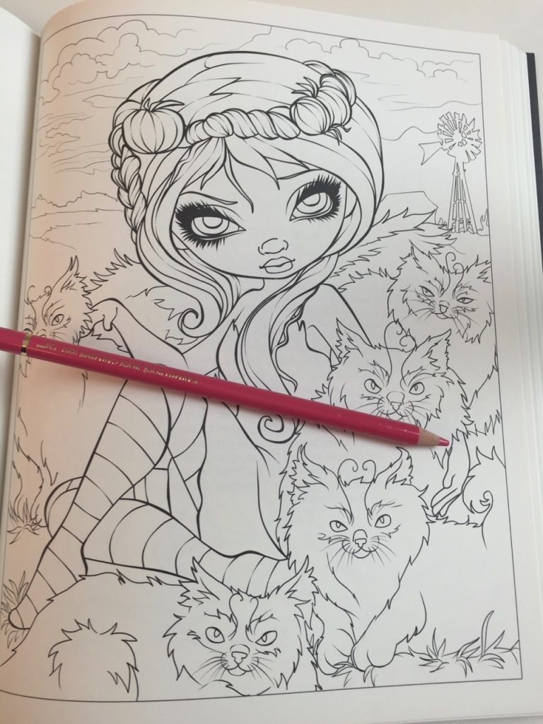 Jasmine Becket-Griffith Halloween Coloring Book