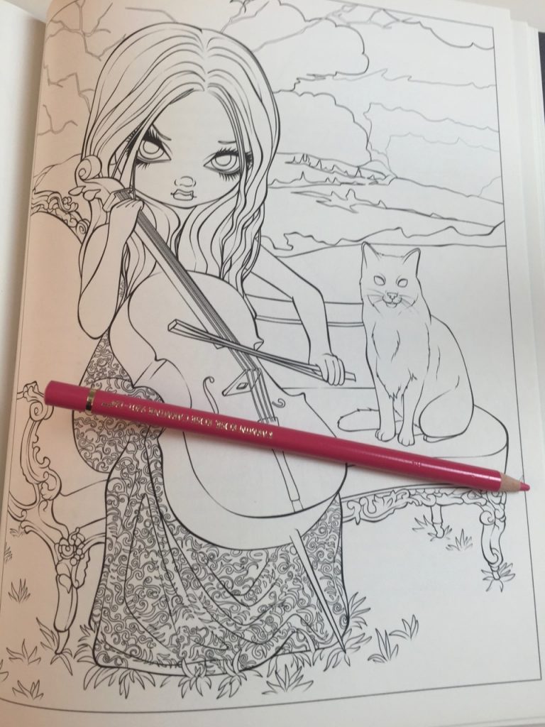 Jasmine Becket-Griffith Halloween Coloring Book