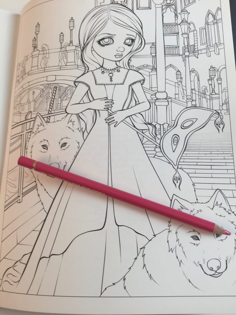 Jasmine Becket-Griffith Halloween Coloring Book
