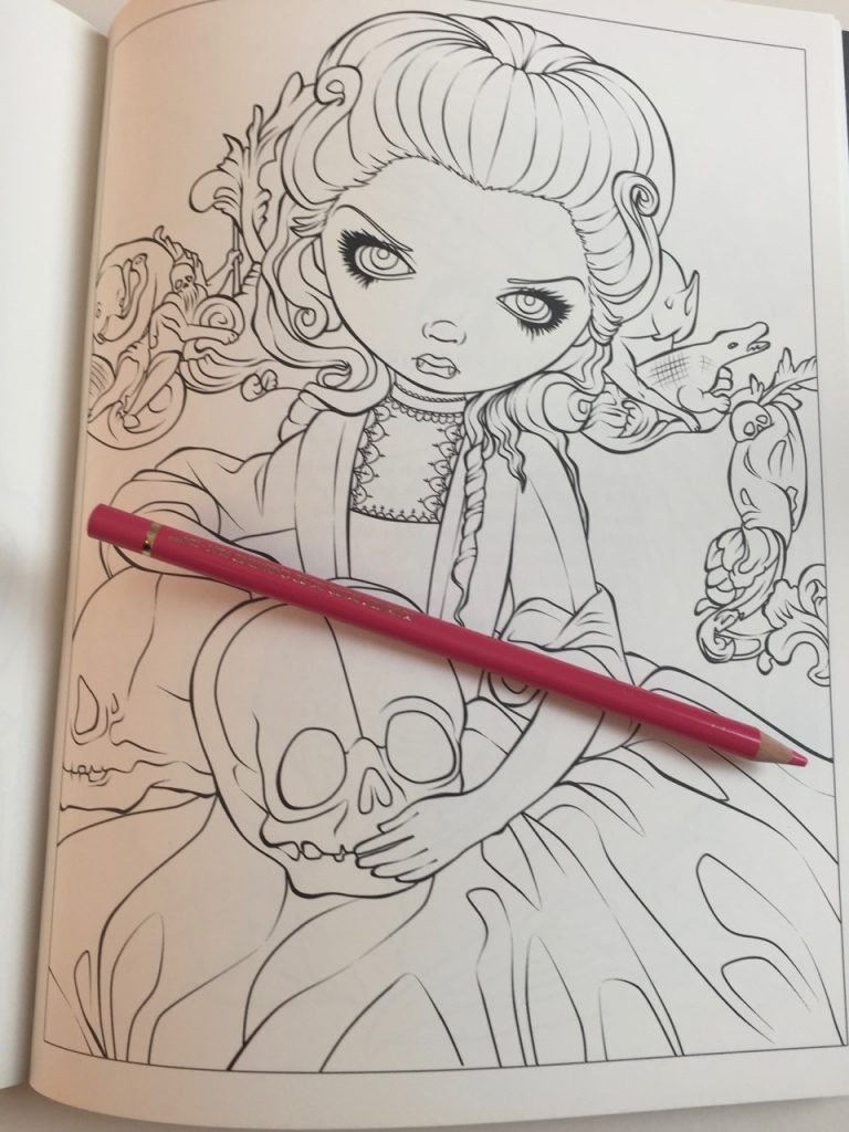 Jasmine Becket-Griffith Halloween Coloring Book