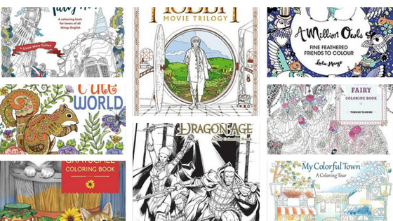 Coloring Books  New Releases –  February 2017