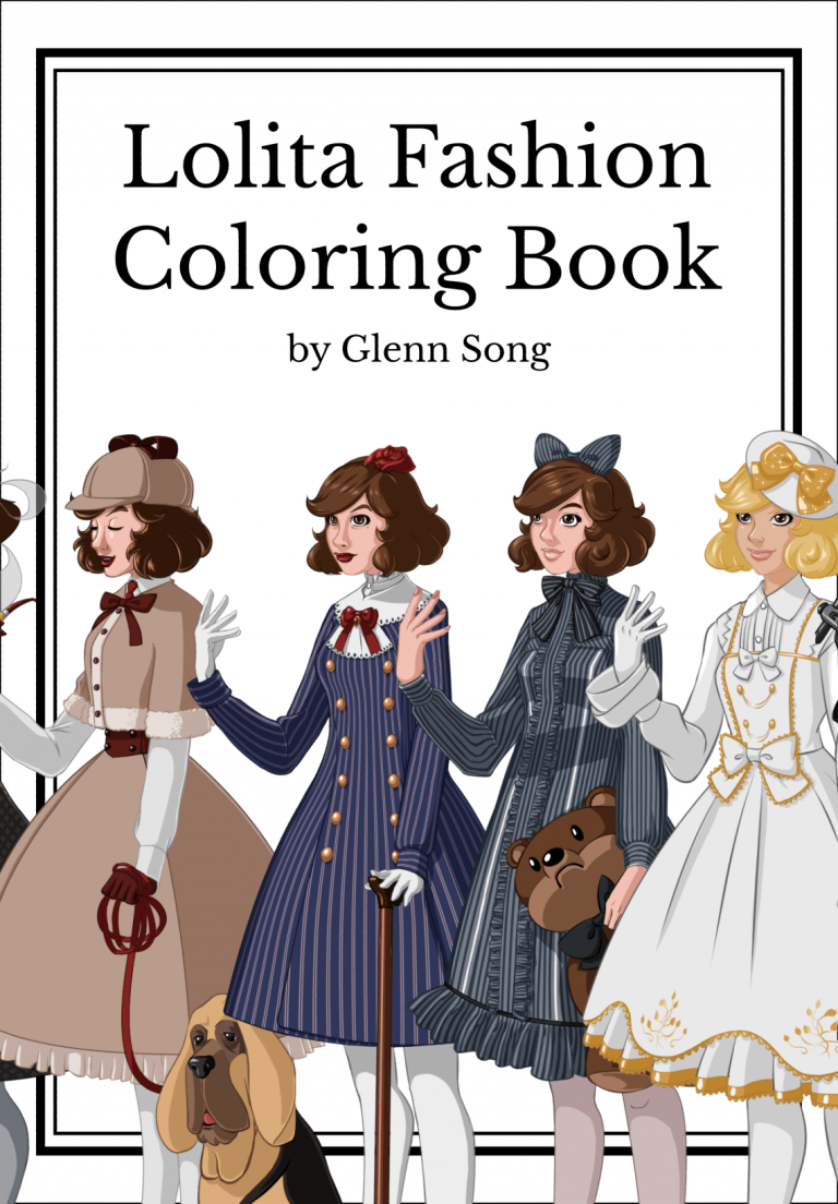 Lolita Fashion – Coloring Book for Adults