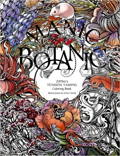 Manic Botanic Coloring Book