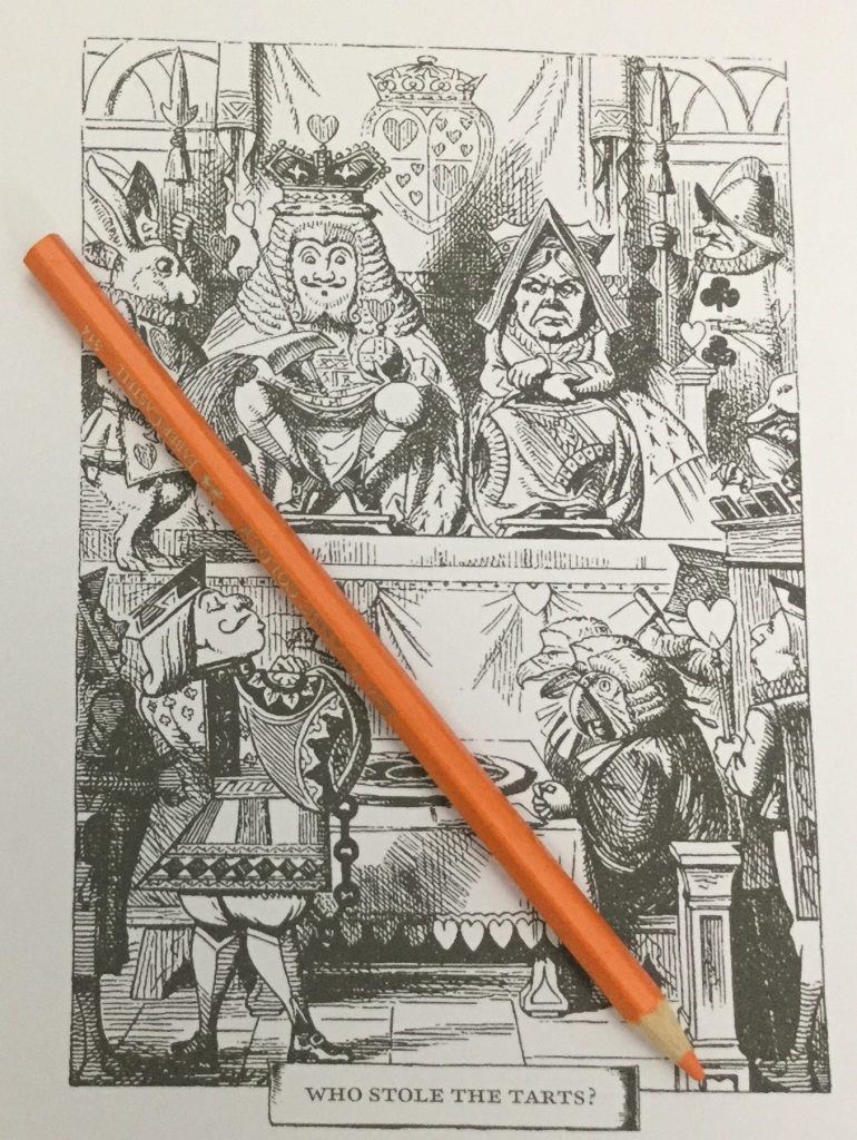 Classic Coloring Alice In Wonderland Coloring Book Review Coloring Queen