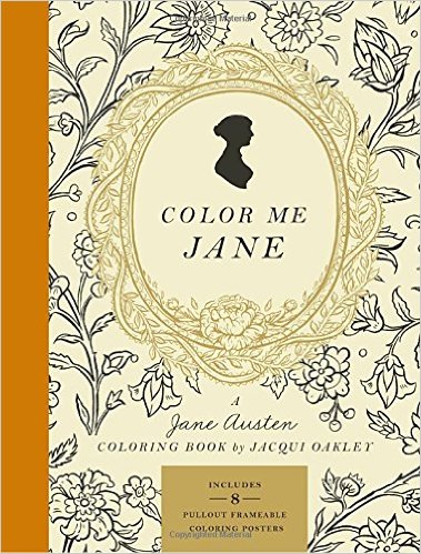 Color Me Jane Coloring Book Cover art