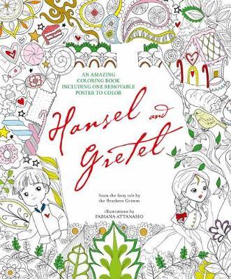 Hansel and Gretel Coloring Book cover art