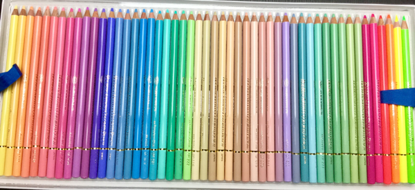 The pretty layer of pastels and neons (my favorite)