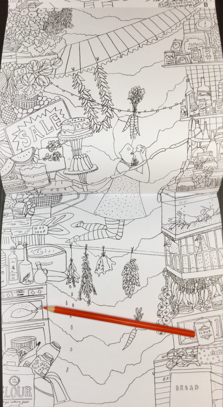 Alice Down the Rabbit Hole Coloring Book Review - Coloring Queen