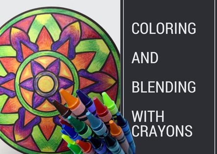 Coloring and Blending with Crayons