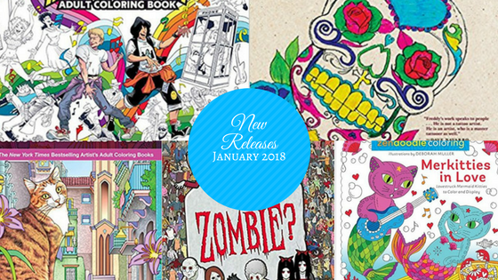 Coloring Books – New Releases – January – 2018