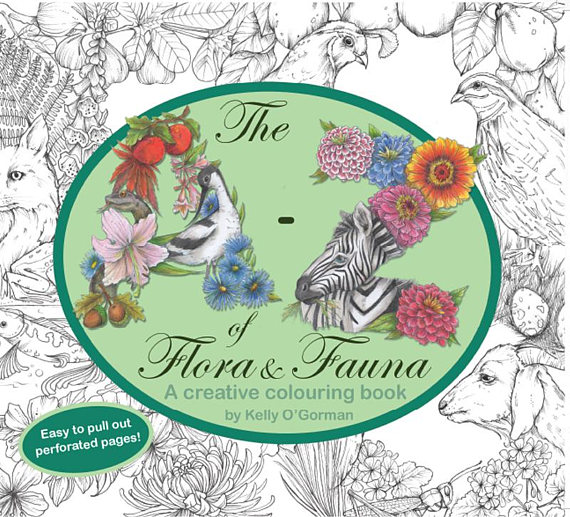The A-Z of Flora and Fauna –  Coloring Book Review