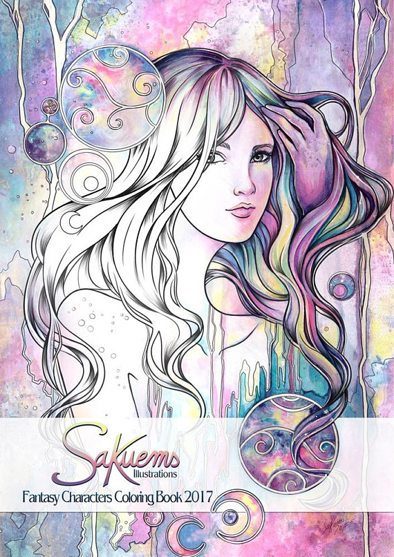 Sakuems Fantasy Coloring Book Review
