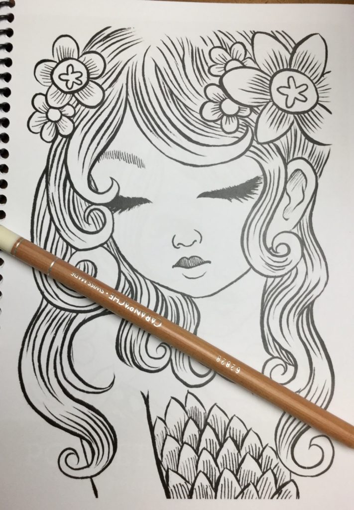  Pocket Coloring Book illustrated by Jeremiah Ketner
