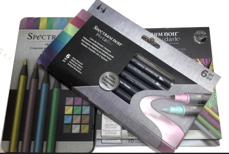 Spectrum Noir Metallic Pencils & Markers  Product Review