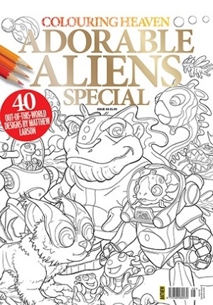 Colouring Heaven Adorable Aliens Special coloring book