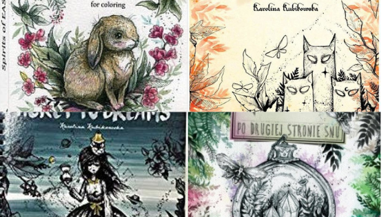 Spirts of Easter Postcards | Imaginary Friends | Ticket To Dreams | Po Drugiej Stronie Snu  Coloring Book Reviews