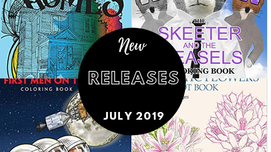 Coloring Books – New Releases – July 2019