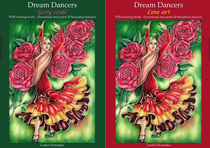 Dream Dancers Coloring Book Review