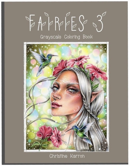 Fairies 3 – Grayscale Adult Coloring Book Review