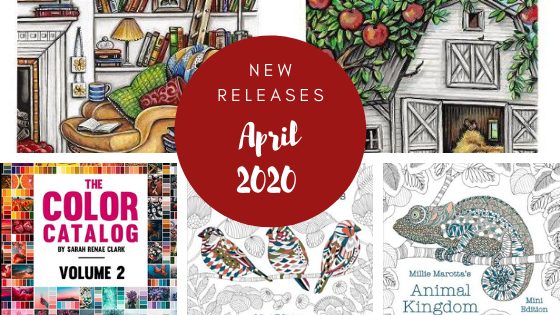 Coloring Books – New Releases –  April 2020