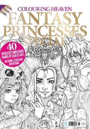 Colouring Heaven:  Fantasy Princesses Special Coloring Book Review