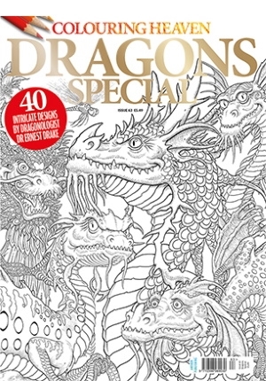 Colouring Heaven:  Dragons Special Coloring Book Review