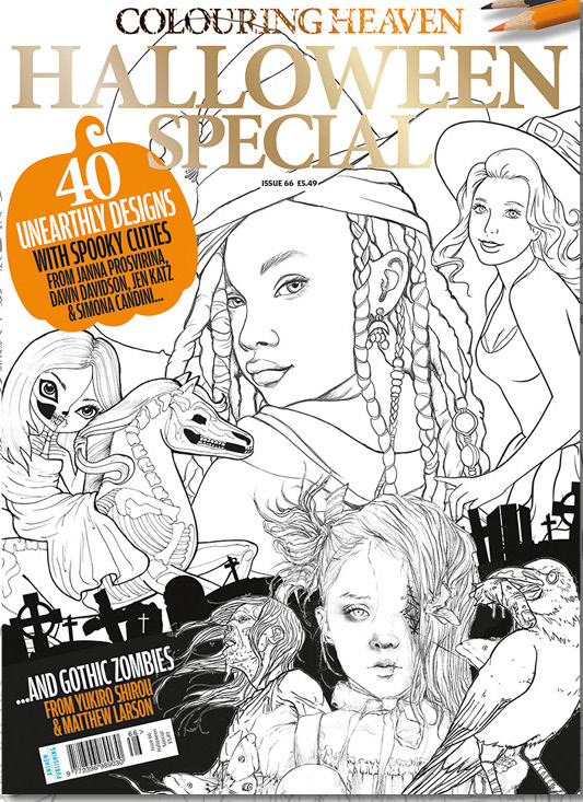 Colouring Heaven: Halloween Special Coloring Book