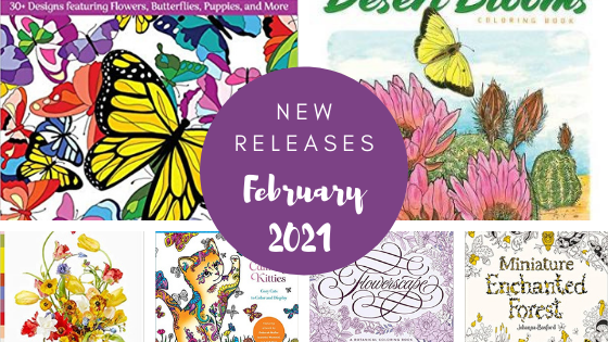 Coloring Books – New Releases –  February 2021