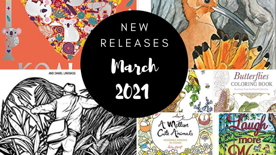 Coloring Books – New Releases –  March 2021