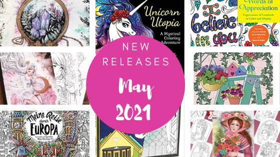 Coloring Books – New Releases –  May 2021