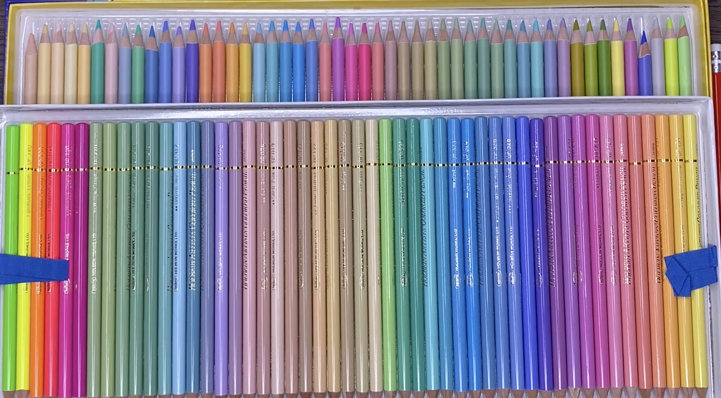 pastelowe pencils