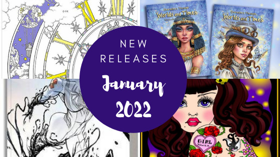 Coloring Books – New Releases –  January 2022