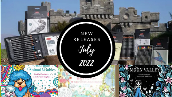 new coloring book releases July 2022