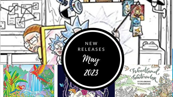 new coloring books to be released in May 2023