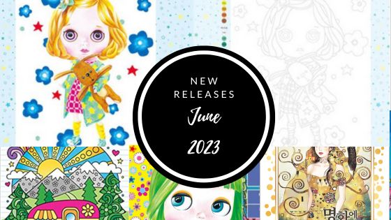New releases coloring books June 2023