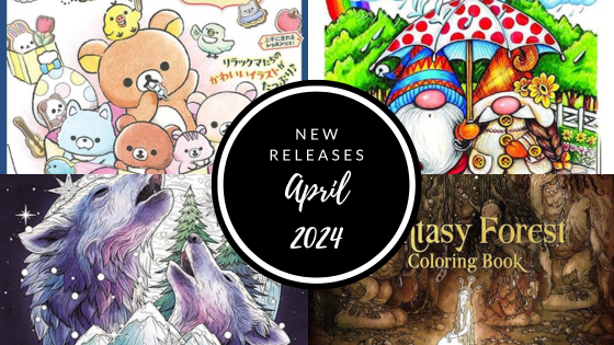 Coloring Books New Releases –  April 2024