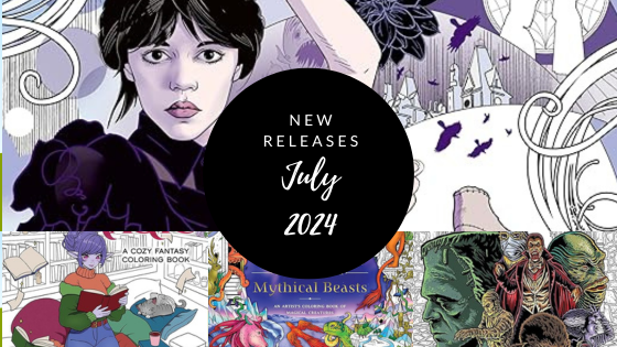 Coloring Books New Releases – July 2024
