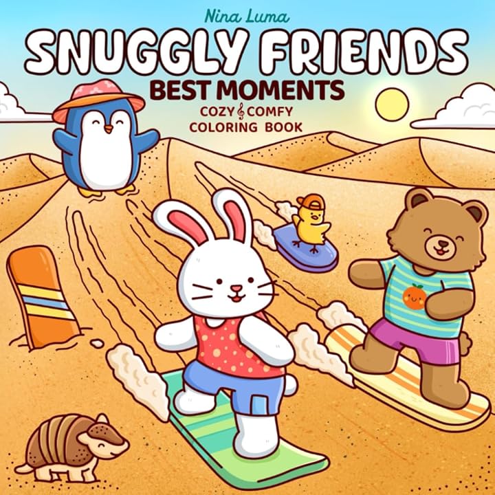 Snuggly Friends Best Moments Coloring Book Review